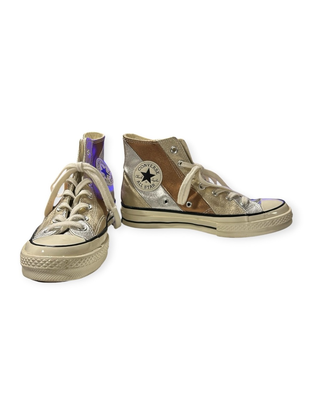 Converse Chuck 70 Hi "Metallic Rainbow" High Tops - NWOT - Size 8